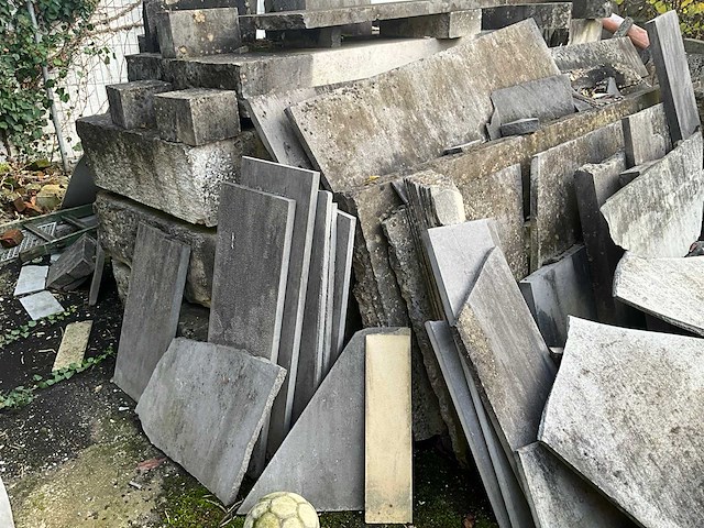 Partij blauwsteen/natuursteen - afbeelding 30 van  31