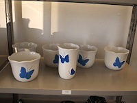 Partij bloempotten (x6) - afbeelding 1 van  4