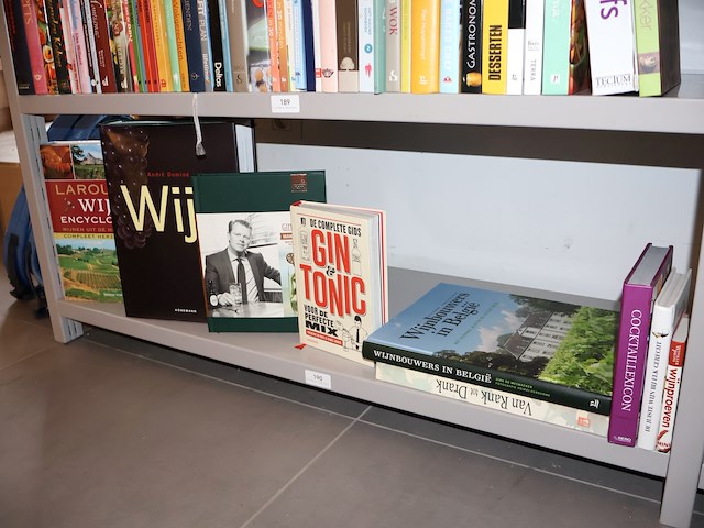 Partij boeken drank - afbeelding 1 van  4