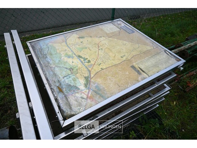 Partij borden met straatplan - afbeelding 3 van  6