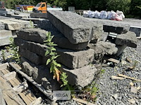 Partij borduren op pallet