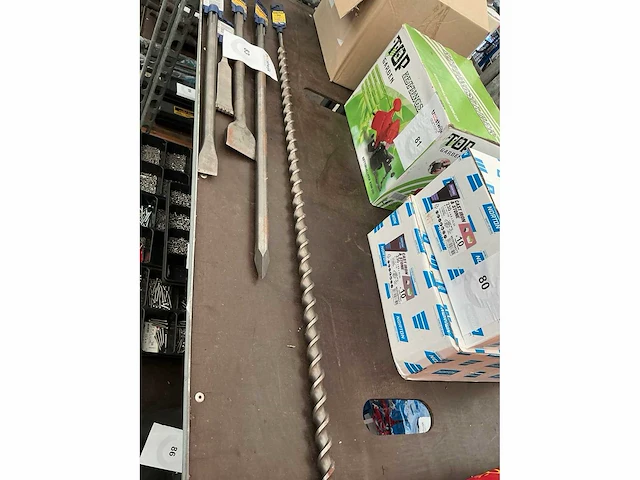 Partij boren en beitels - afbeelding 1 van  2
