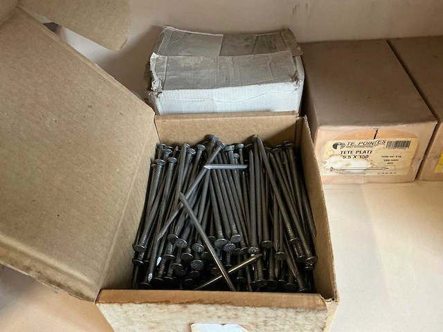 Partij bouw- en bevestigingsmateriaal - diverse nagels - afbeelding 5 van  22