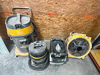 Partij bouwlampen, kabelhaspels, ventilator en airfast compressor - afbeelding 2 van  11