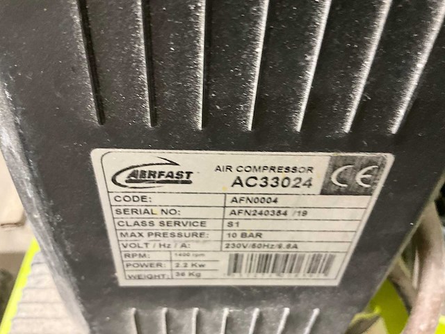 Partij bouwlampen, kabelhaspels, ventilator en airfast compressor - afbeelding 8 van  11