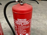 Partij brandblussers 1 schuim blusser / 3 poeder blussers - afbeelding 5 van  5