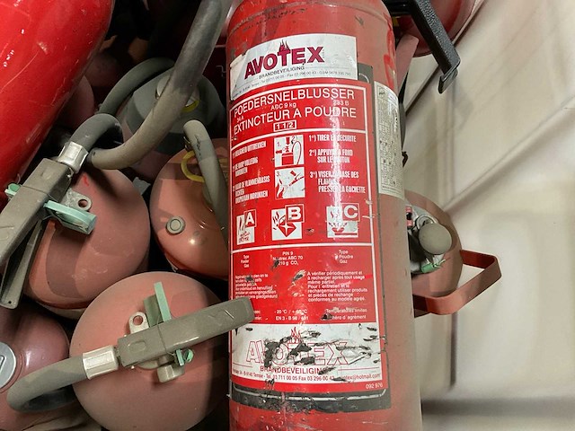 Partij brandblussers - afbeelding 2 van  5