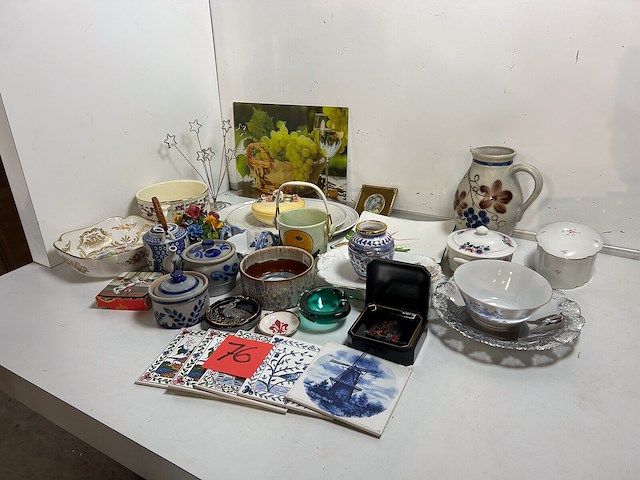 Partij brocante plm 35 items - afbeelding 1 van  4