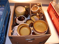 Partij bruine servies