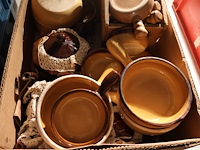 Partij bruine servies - afbeelding 2 van  4