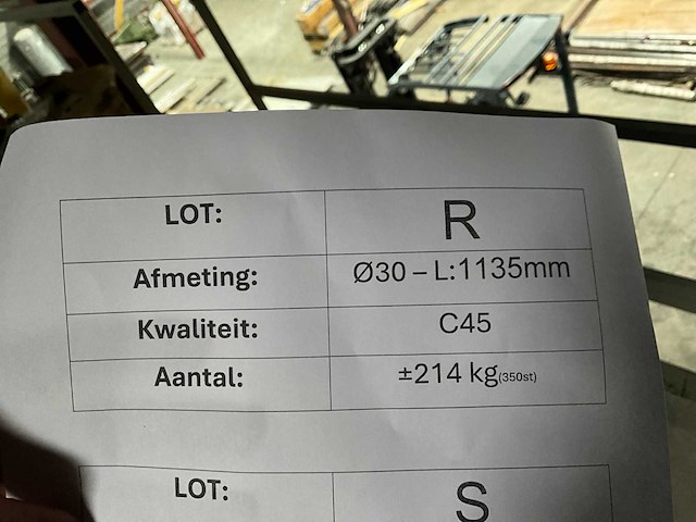 Partij c45 metalen buizen (350x) - afbeelding 5 van  5