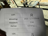 Partij c45 metalen buizen (350x) - afbeelding 5 van  5