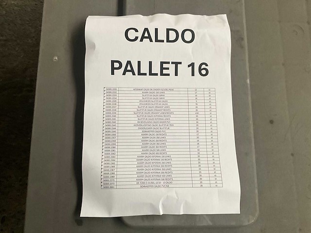 Partij caldo diversen (1049 stuks) - (kp1010) - afbeelding 5 van  6