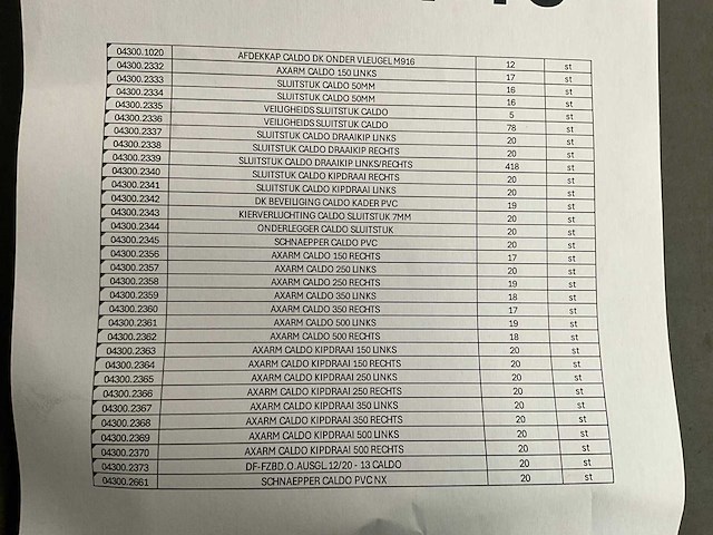 Partij caldo diversen (1049 stuks) - (kp1010) - afbeelding 6 van  6