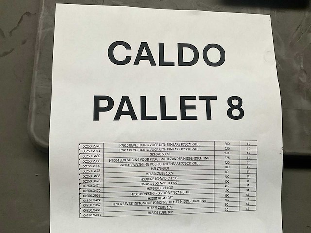 Partij caldo diversen (5170 stuks) - (kp1010) - afbeelding 8 van  8