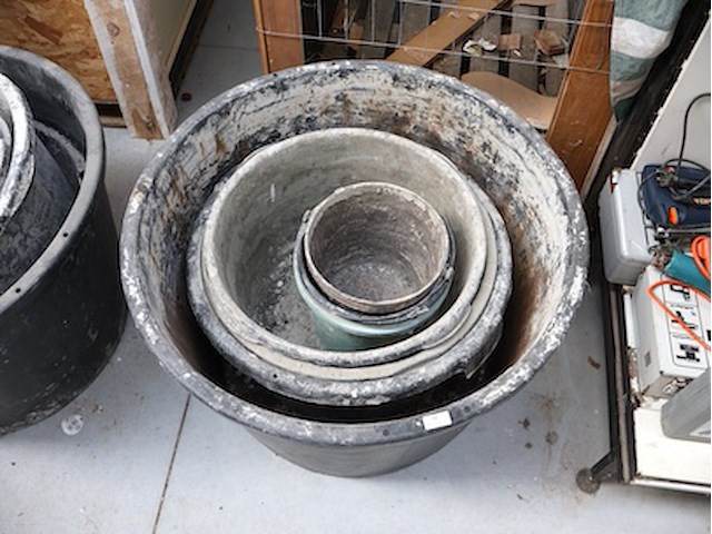 Partij cementkuipen (x4) - afbeelding 2 van  2