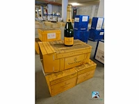 Partij champagneflessen