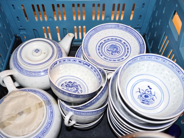 Partij chinees servies - afbeelding 3 van  4