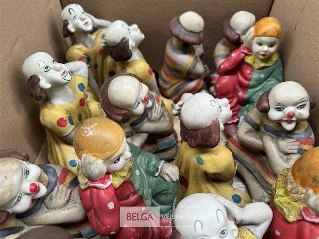 Partij clown beeldjes - afbeelding 1 van  4