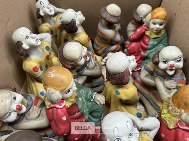Partij clown beeldjes - afbeelding 2 van  4