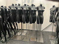 Partij damespaspoppen/bustes (15x) - afbeelding 1 van  5