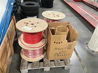 Partij datakabel op rol