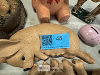 Partij deco dierenbeeldjes - diverse soorten - afbeelding 5 van  5