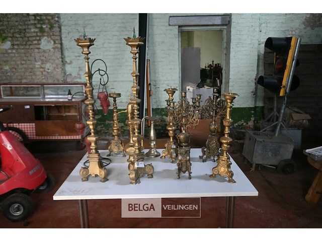 Partij decoratieve kandelaars - afbeelding 1 van  9