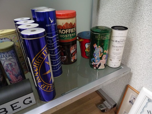 Partij decoratieve metalen dozen + kaders - afbeelding 3 van  7