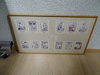 Partij decoratieve metalen dozen + kaders - afbeelding 7 van  7