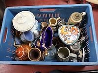 Partij decoratieve potten