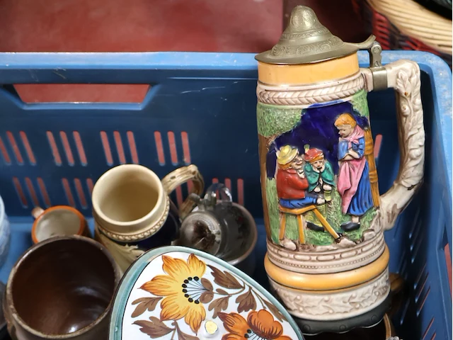 Partij decoratieve potten - afbeelding 5 van  6