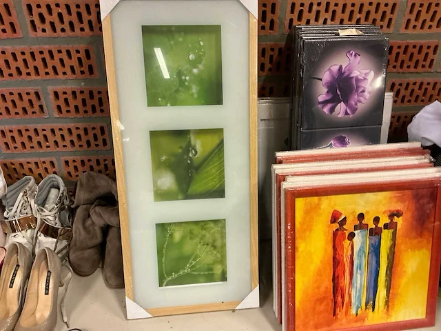 Partij decoratieve schilderijen - afbeelding 3 van  6