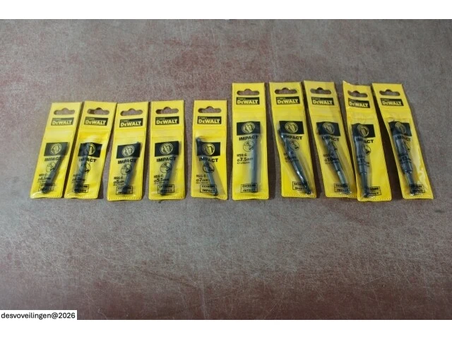 Partij dewalt impact metaalboor - afbeelding 2 van  2