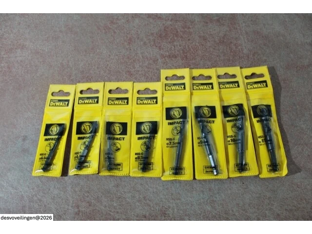 Partij dewalt impact metaalboor - afbeelding 2 van  2