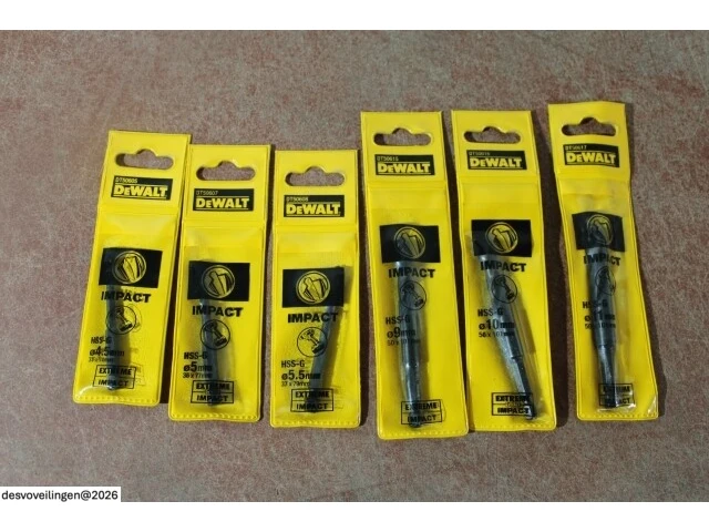 Partij dewalt impact metaalboor - afbeelding 2 van  2