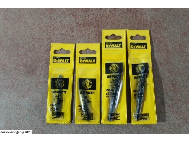 Partij dewalt impact metaalboor - afbeelding 2 van  2