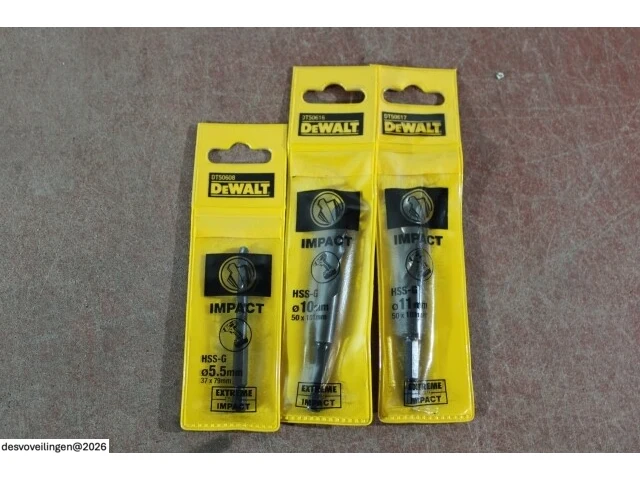 Partij dewalt impact metaalboor - afbeelding 2 van  2