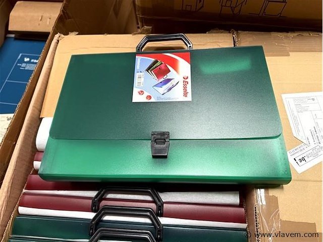 Partij div. klein kantoormateriaal, wo. mappen enz. - afbeelding 2 van  2