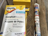 Partij div. polyfilla en rubson producten