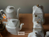 Partij div porselijnen bewaarpotten en div - afbeelding 4 van  4