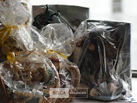 Partij div riete deco en vintage poppen - afbeelding 10 van  12