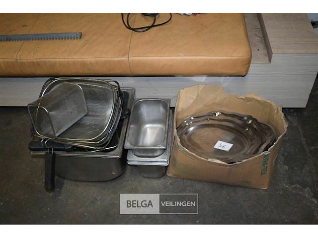 Partij div rvs keukenmaterialen - afbeelding 1 van  3