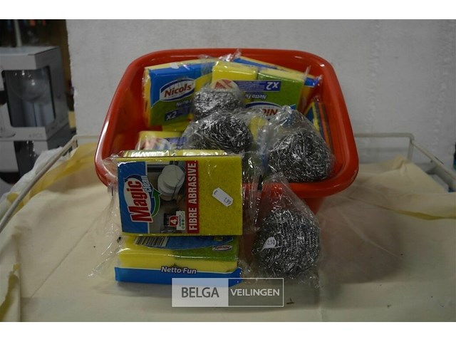 Partij div schuursponsjes - afbeelding 1 van  4