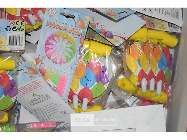 Partij div verjaardagsdeco - afbeelding 3 van  4