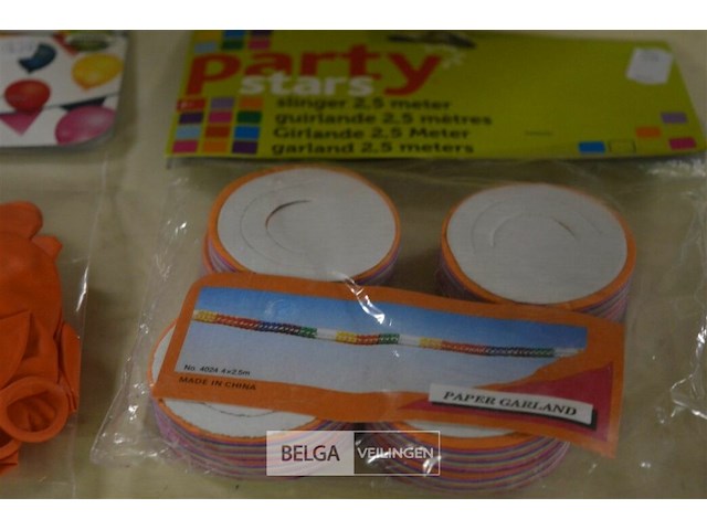 Partij div. verjaardagsversiering - afbeelding 3 van  5