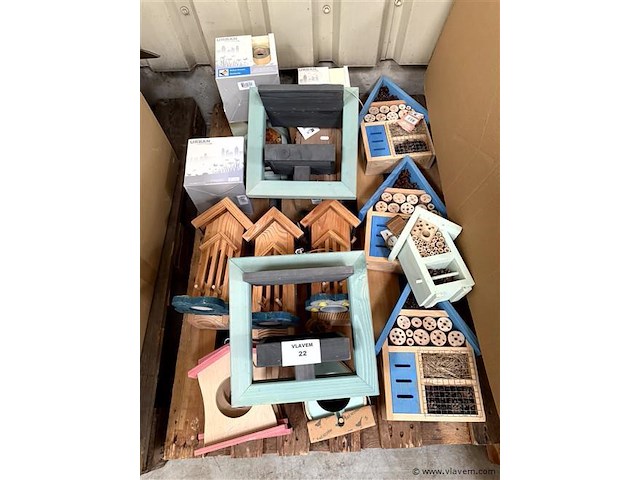 Partij div. vogelhuisjes - afbeelding 1 van  2