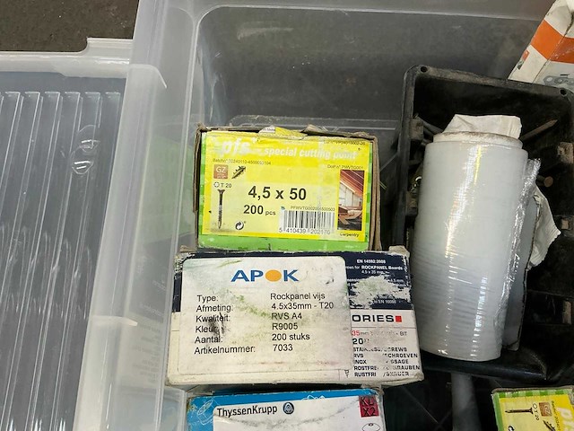 Partij divers bevestigingsmateriaal - afbeelding 4 van  8