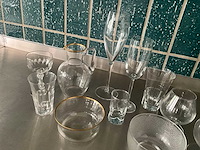 Partij divers glaswerk, waaronder kristal (800x) - afbeelding 18 van  21