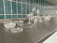 Partij divers glaswerk, waaronder kristal (800x) - afbeelding 20 van  21